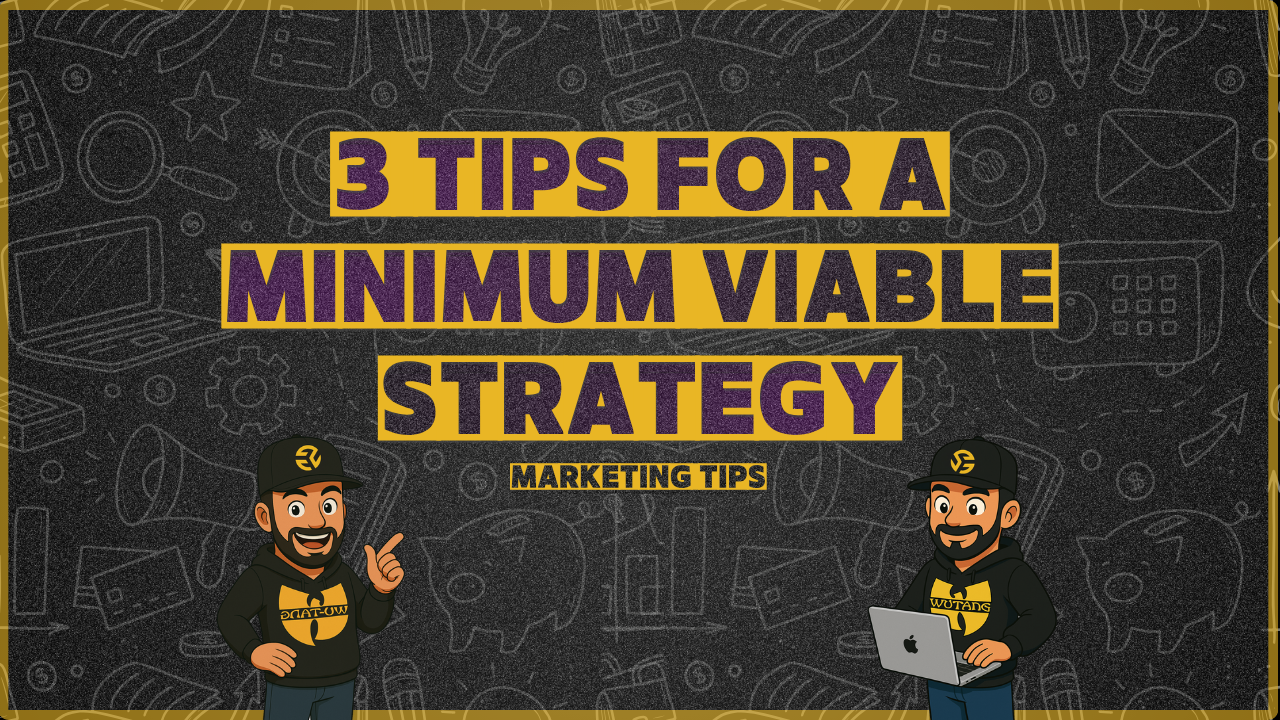 Minimum viable strategy concept — start small, test, and iterate