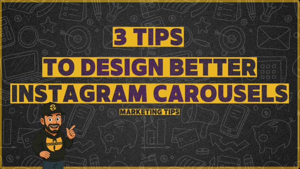 3 tips to design better Instagram carousels with strong cover slides and clear visual flow
